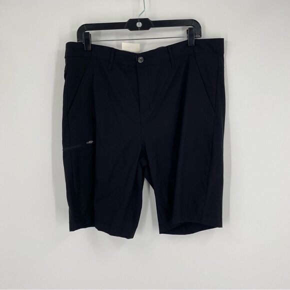 Weatherproof Vintage Men’s Packable Hybrid Train Shorts size 36 Black - Picture 1 of 3